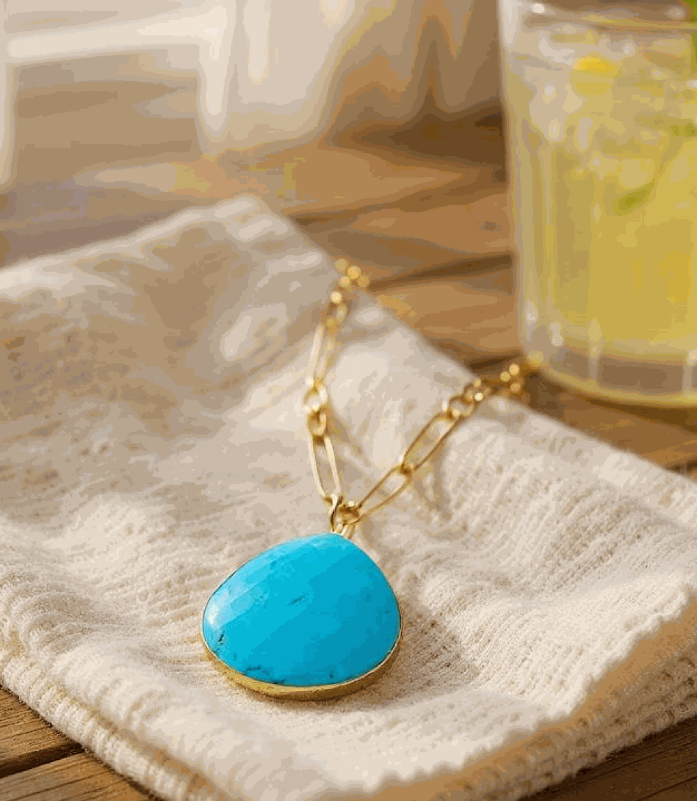 Turquoise Pendant Necklace