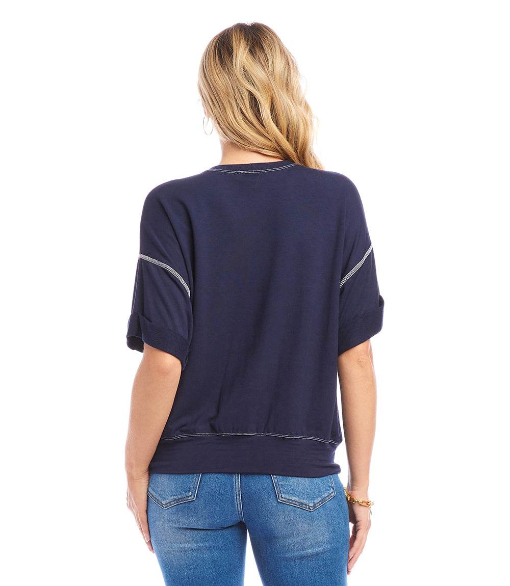 Cuffed Sleeve Tee