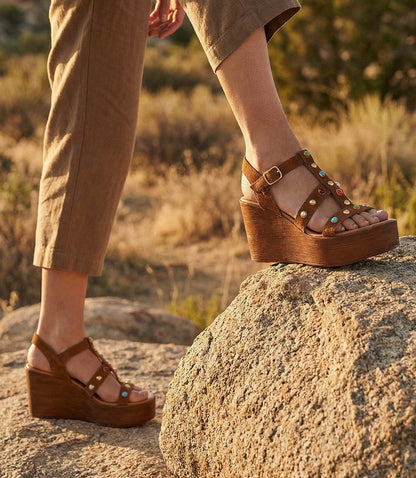 Seychelles Ticket To Ride Suede Wedge Sandals