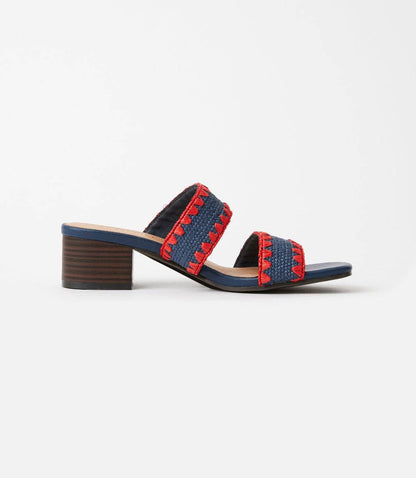 Seychelles Maui Raffia Mid Heel Sandals