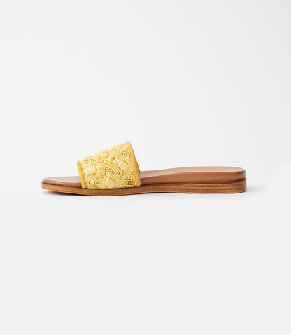 Seychelles Dakota Flower Raffia Slides