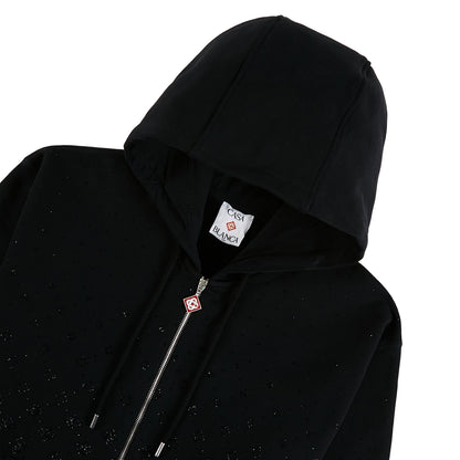 Crystal Monogram Hoodie