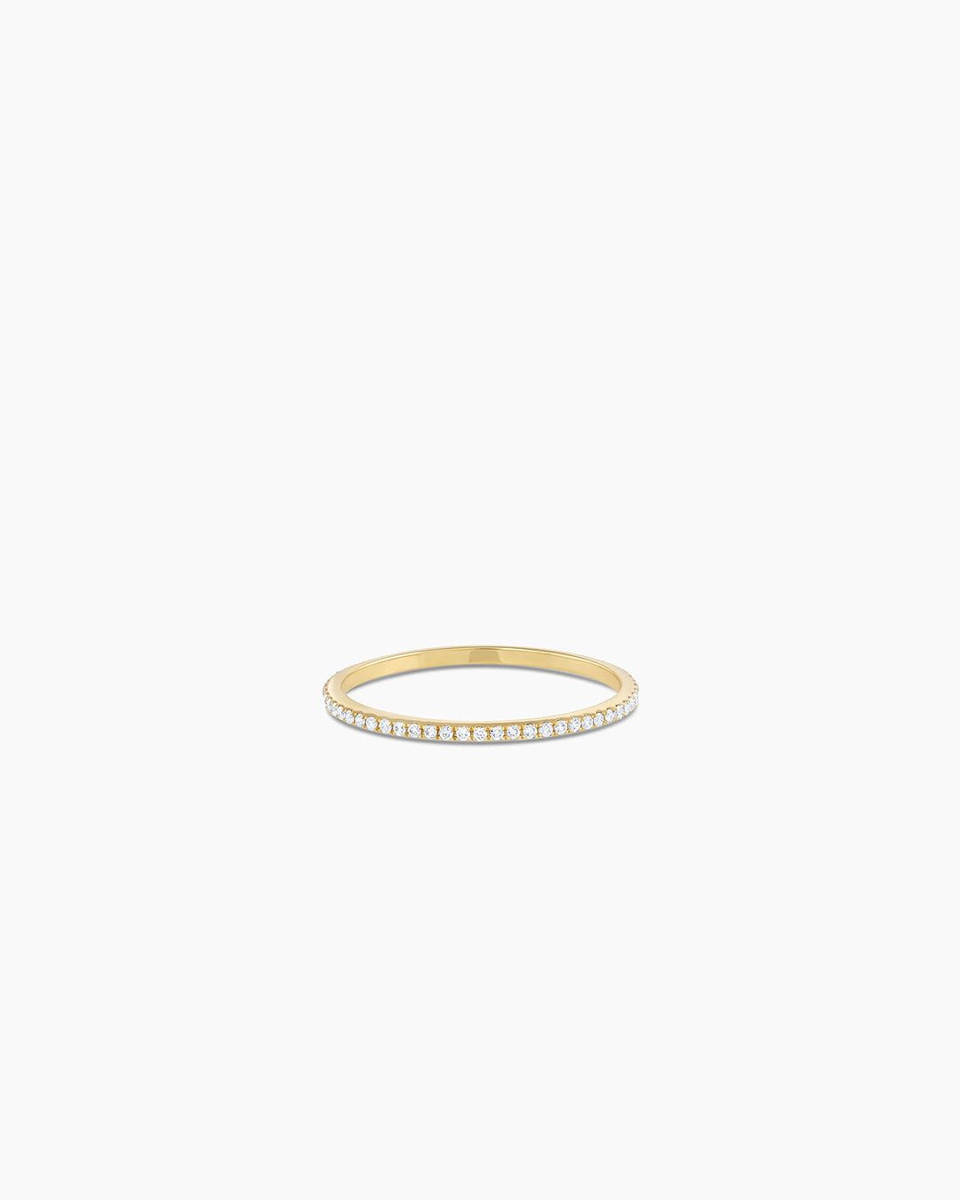 14K Diamond Bar Eternity Ring