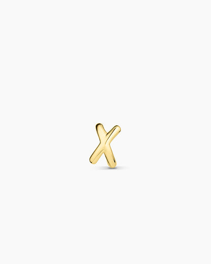 Alphabet Single Huggie