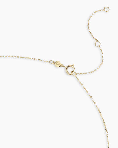 14K Lab Grown Diamond Halo Row Necklace