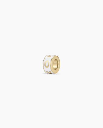 14K Gold Love Halo Charm Necklace