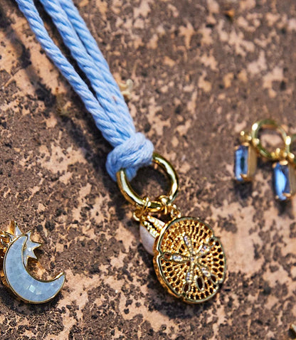 Cowrie Shell And Sand Dollar Cord Necklace