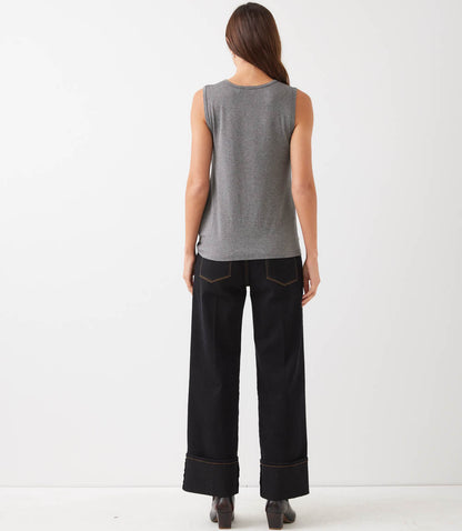 Sleeveless Pick-Up Top