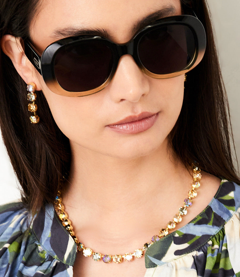 Gemstone Tennis Necklace