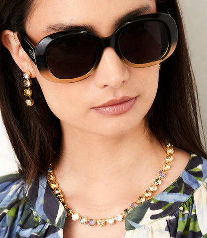 Gemstone Tennis Necklace