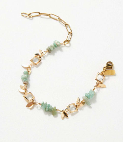 Crystal And Gemstone Bracelet
