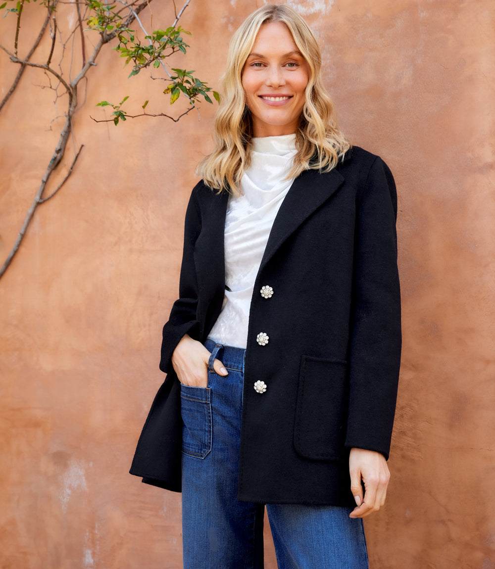 Oversized Brushed Blazer