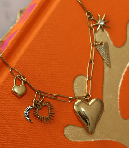 To The Moon And Back Charm Necklace