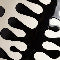 Tall Black And White Ceramic Vase