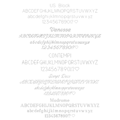 Gold Personalised Verse Necklace