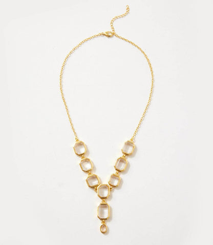 Crystal Lariat Necklace