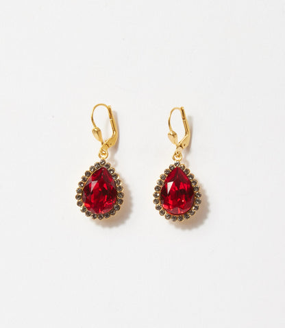 Teardrop Crystal Earrings