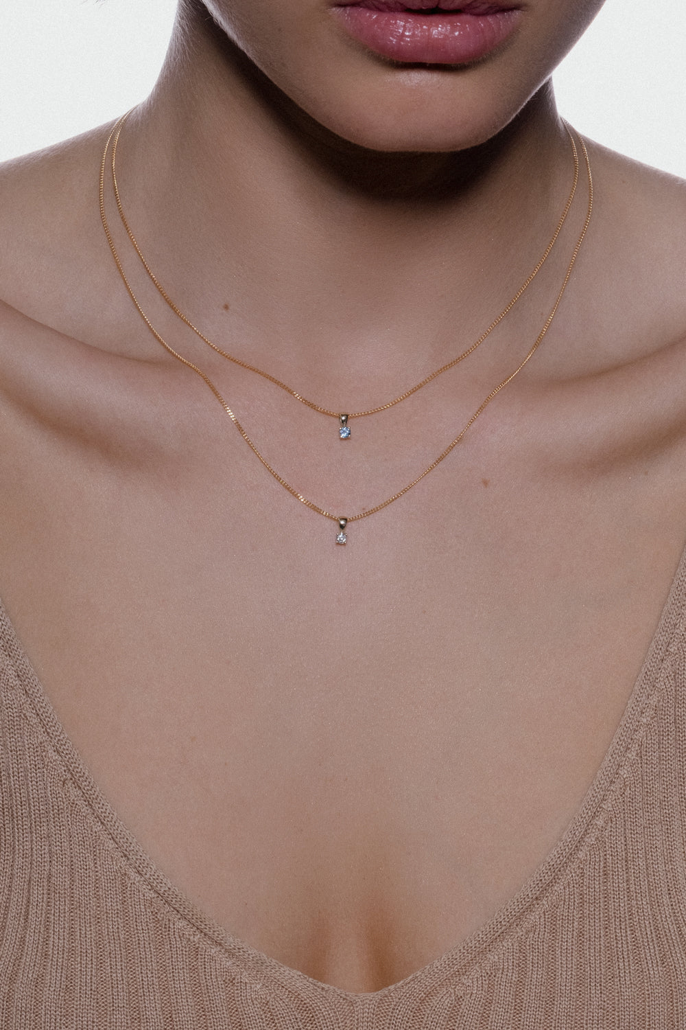 Birthstone Pendant | 9K Rose Gold