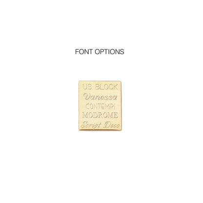 Gold Personalised Verse Necklace
