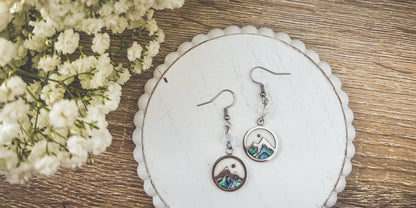 Beautiful Mountain Mustard Seed Faith Earrings