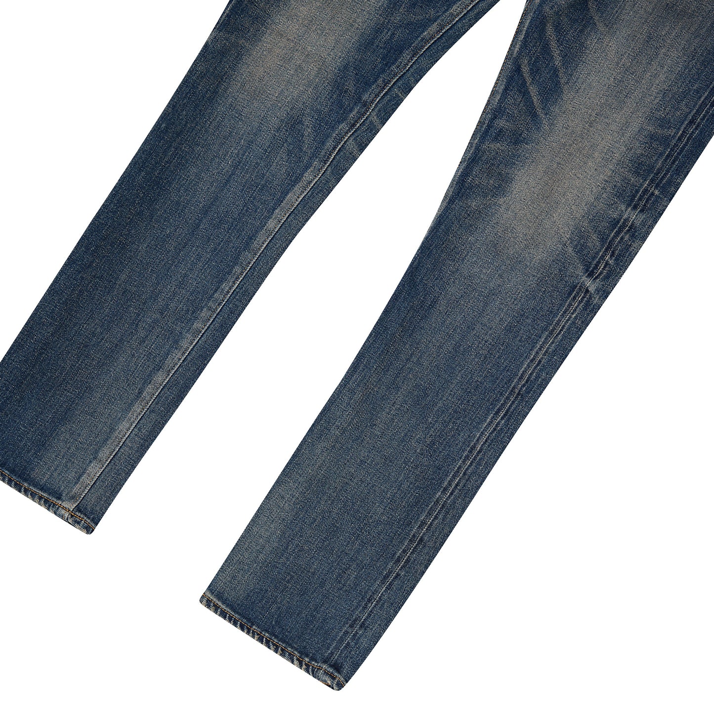 Nara Slim Sureto Worn Black Denim