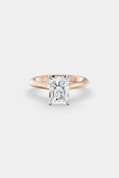 Diamond Solitaire Ring | Traditional Band