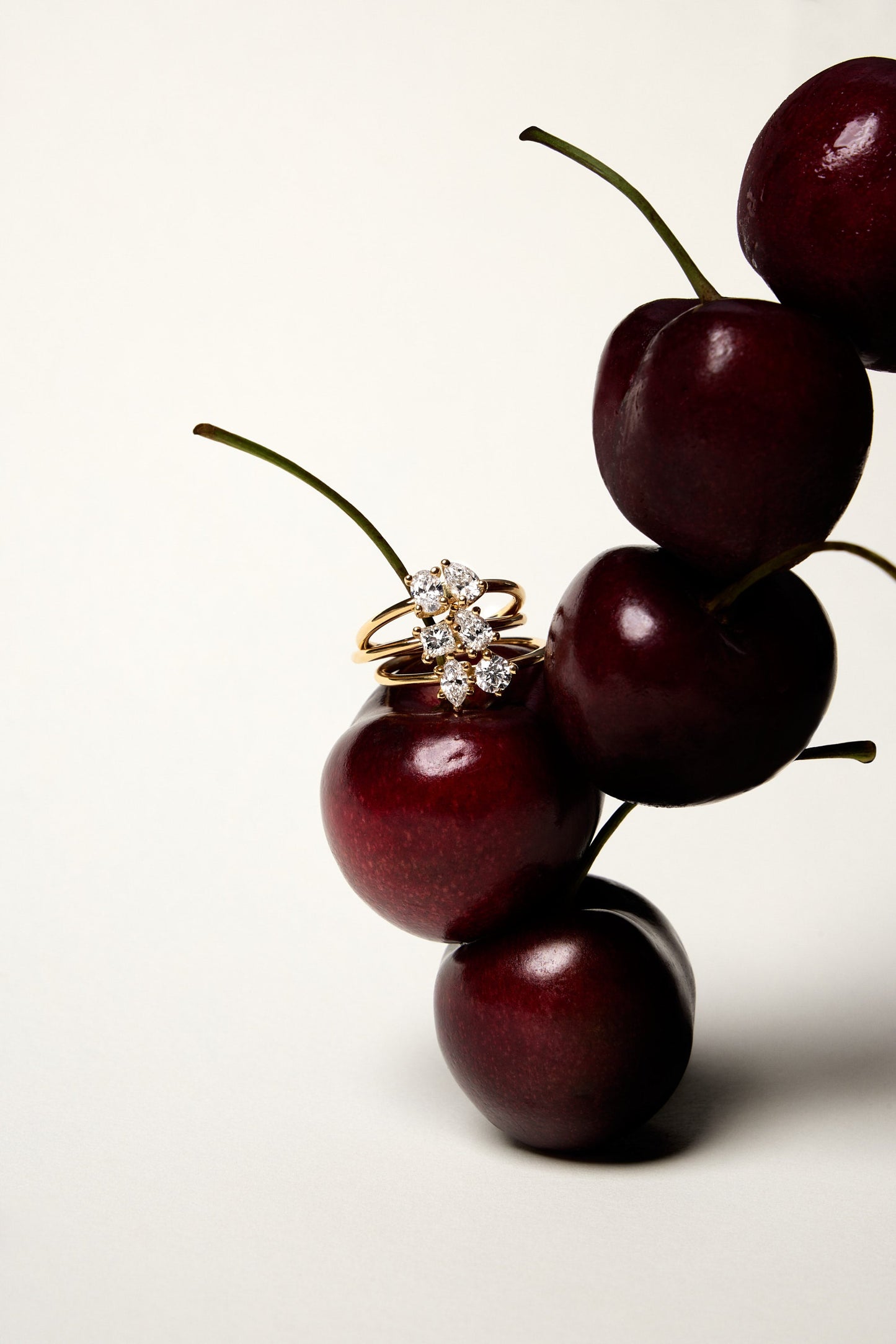 Marquise and Round Diamond Toi Et Moi Ring | 18K Yellow Gold