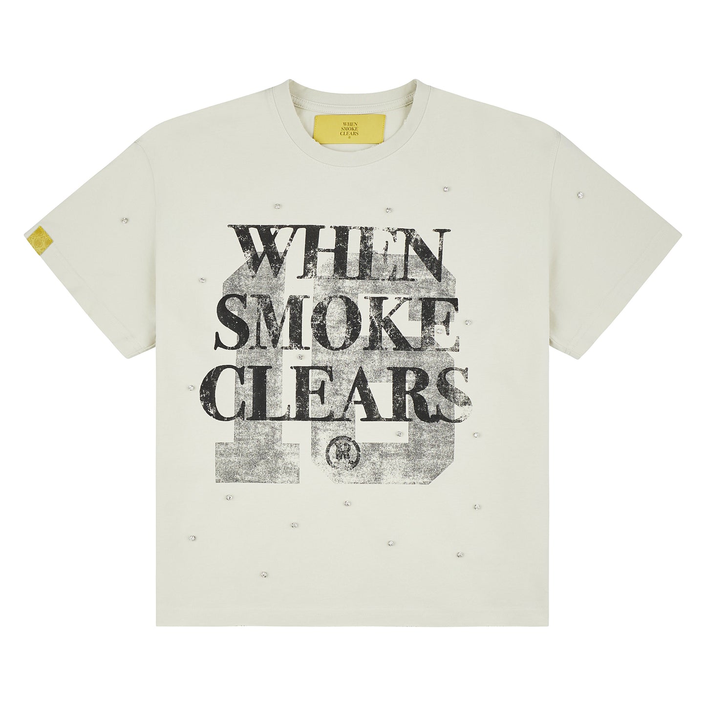 16 Logo Tee | Vintage White/Black