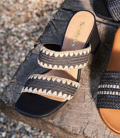 Seychelles Hattie Raffia Heel Sandals